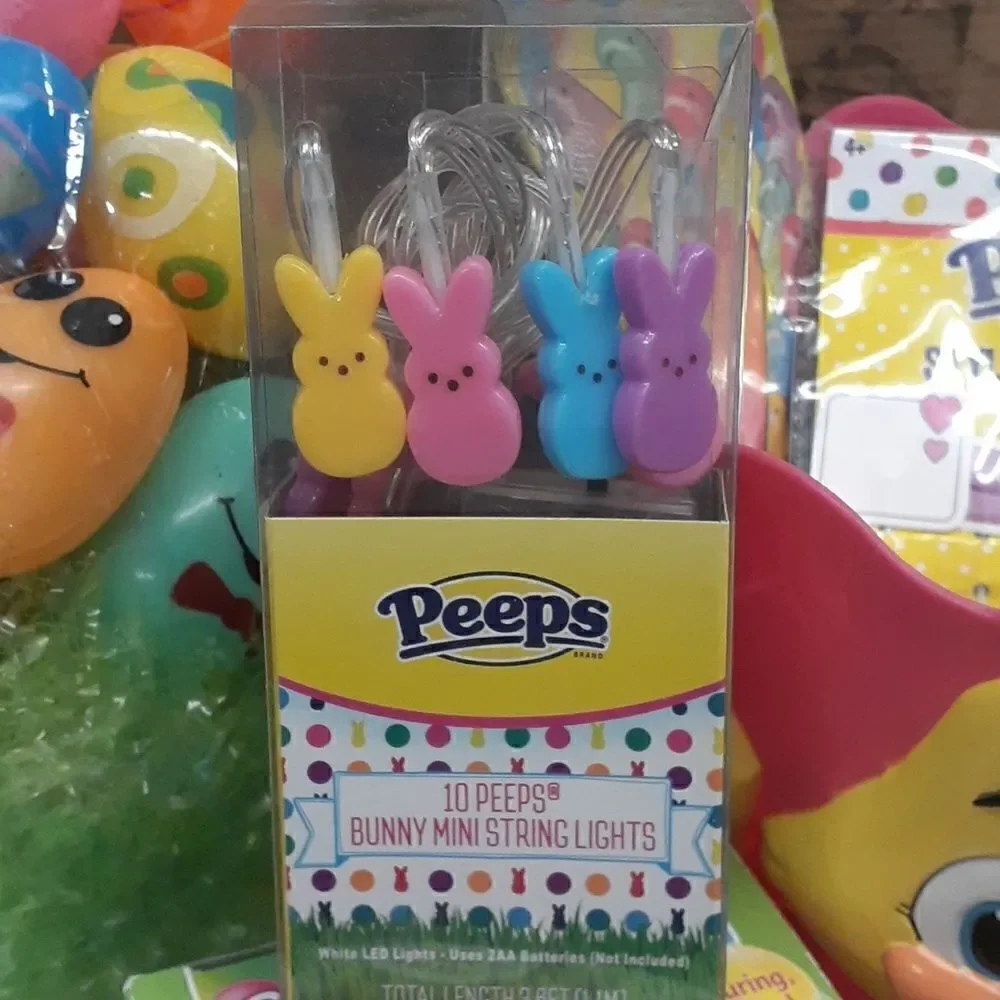 Huge Peeps themed Easter‎ Basket, blow mold bucket & more.